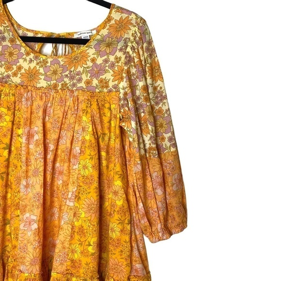 AMERICAN Eagle Puff Sleeve Floral Printed Dress - Picture 5 of 15